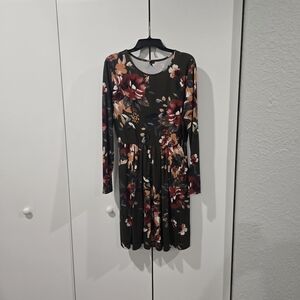 Floral Long Sleeve Dress